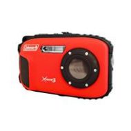 Adorama Coleman Xtreme3 C9WP 20MP Waterproof and Dust-Proof Digital Camera, Red C9WP-R