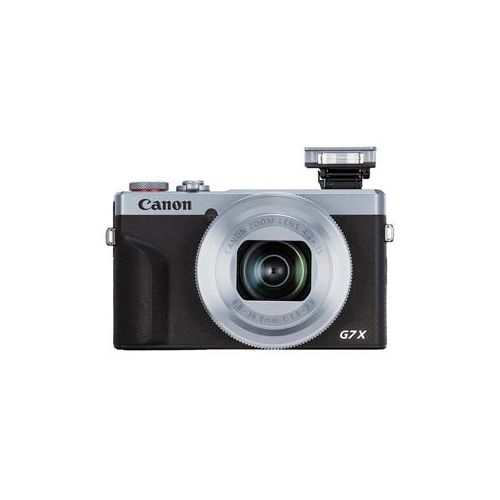  Adorama Canon PowerShot G7 X Mark III 20.1MP Digital Point and Shoot Camera, Silver 3638C001