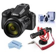 Adorama Nikon COOLPIX P950 Digital Camera W/RODE VideoMicro Compact On-Camera Microphone 26532 RM