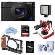 Adorama Sony Cyber-shot DSC-RX100 VII Digital Camera - With RODE VideoMicro Mic Bundle DSC-RX100M7 MC