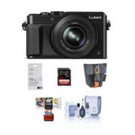 Adorama Panasonic Lumix DMC-LX100 Digital Camera with Free Mac Accessory Bundle, Black DMC-LX100K M