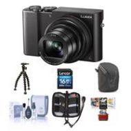 Adorama Panasonic Lumix DMC-ZS100 Digital Camera with Free MAC Accessory Bundle, Black DMC-ZS100K M