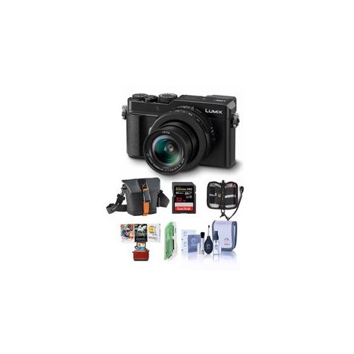  Adorama Panasonic Lumix DC-LX100 II Digital Camera Black With Free Mac Accessory Bundle DC-LX100M2 AM