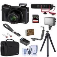 Adorama Canon PowerShot G7 X Mark III 20.1MP Digital Point and Shoot Camera, Black 3637C001 D