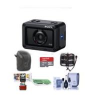 Adorama Sony RX0 Ultra-Compact Waterproof and Shckproof Digital Camera W/Free Acc Bundle DSC-RX0 AM