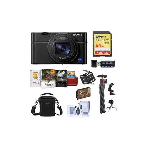  Adorama Sony Cyber-shot DSC-RX100 VII Digital Camera With Free Mac Accessory Bundle DSC-RX100M7 M