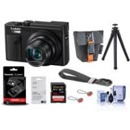 Adorama Panasonic Lumix DC-ZS80 Digital Camera, Black, Kit With Accessories DC-ZS80K C