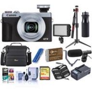 Adorama Canon PowerShot G7 X Mark III Point and Shoot Camera, Silver With Pro ACC KIT 3638C001 C