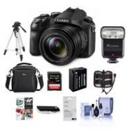 Adorama Panasonic Lumix DMC-FZ2500 Digital Camera - And Premium Accessory Bundle DMC-FZ2500 B