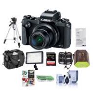 Adorama Canon PowerShot G1X Mark III Digital Camera - with Premium Accessory Bundle 2208C001 B