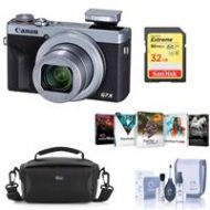 Adorama Canon PowerShot G7 X Mark III 20.1MP Point Shoot Camera Silver With Free ACC KIT 3638C001 A