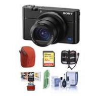 Adorama Sony Cyber-shot DSC-RX100 VA Digital Camera With Free Mac Accessory Bundle DSC-RX100M5A AM