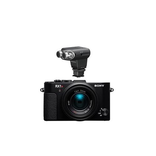  Adorama Sony Cyber-Shot DSC-RX1R II Digital Camera and Sony ECM-XYST1M Stereo Microphone DSCRX1RM2/B MC