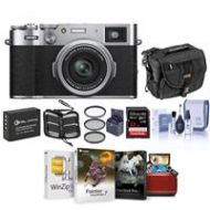 Adorama Fujifilm X100V Digital Camera, Silver - With Free Mac Accessory Bundle 16642939 AM
