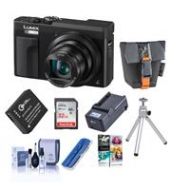 Adorama Panasonic Lumix DC-ZS70 Digital Camera, Black With Premium Accessory Bundle DC-ZS70K B