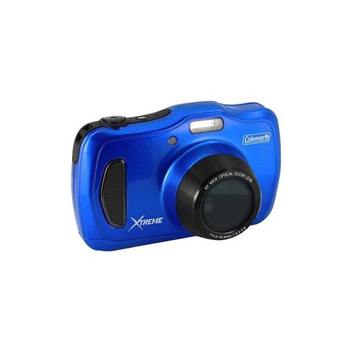  Adorama Coleman Xtreme4 C30WPZ 20MP 1080p Underwater Digital & Video Camera, Blue C30WPZ-BL