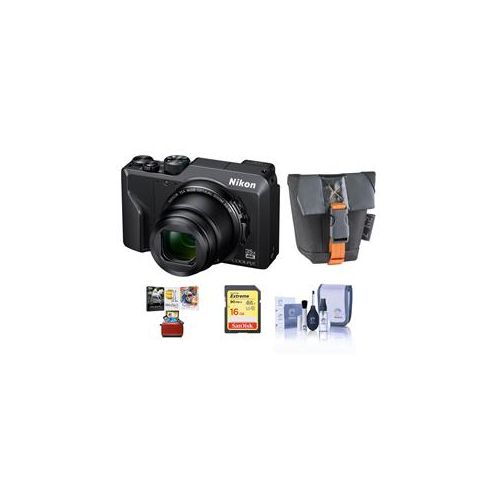  Adorama Nikon COOLPIX A1000 16MP Digital Camera, 35x Optical Zoom, 4K W/Free Mac ACC Kit 26527 AM