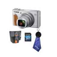 Adorama Canon PowerShot SX740 HS Digital Camera, Silver - With Free Accessory Bundle 2956C001 A