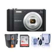 Adorama Sony Cyber-Shot DSC-W800 Digital Camera and Free Accessories DSC-W800/B A