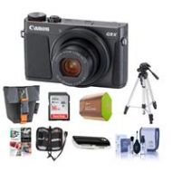 Adorama Canon PowerShot G9 X Mark II 20.1MP Digital Camera, Black - With Free Acc Bundle 1717C001 B