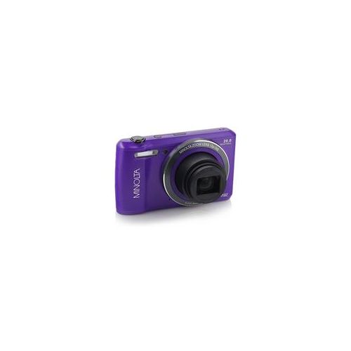  Adorama Minolta MN12Z 20MP 12X Optical Zoom Wi-Fi Digital Camera - Purple MN12Z-P