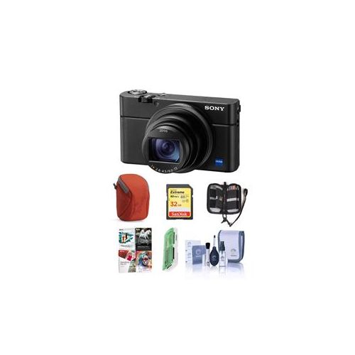  Adorama Sony Cyber-shot DSC-RX100 VI Digital Camera With Free PC Accessory Bundle DSCRX100M6/B A