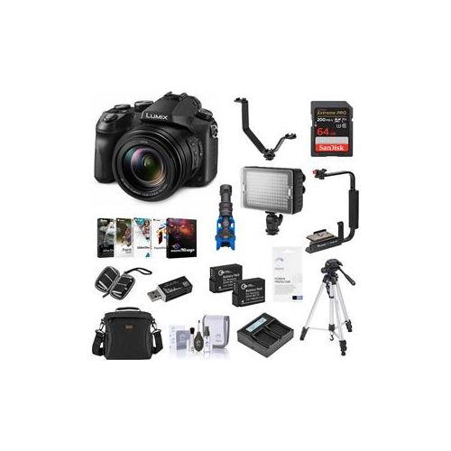  Adorama Panasonic Lumix DMC-FZ2500 Digital Camera - And Pro Accessory Bundle DMC-FZ2500 C