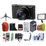 Adorama Sony Cyber-shot DSC-RX100 VI Digital Camera With Premium Accessory Bundle DSCRX100M6/B B