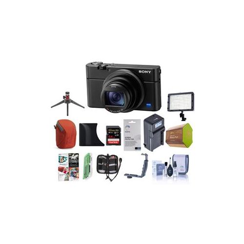  Adorama Sony Cyber-shot DSC-RX100 VI Digital Camera With Premium Accessory Bundle DSCRX100M6/B B