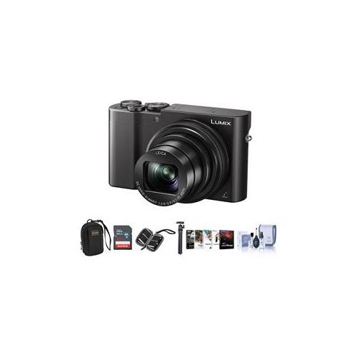 Adorama Panasonic Lumix DMC-ZS100 Digital Camera with Free PC Accessory Bundle, Black DMC-ZS100K A