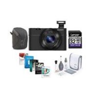 Adorama Sony Cyber-Shot DSC-RX100 Digital Camera and Free Accessories DSC-RX100/B A