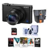 Adorama Sony Cyber-Shot DSC-RX100 IV Digital Camera and Free Accessories DSCRX100M4/B A