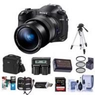 Adorama Sony Cyber-Shot DSC-RX10 IV Digital Camera, Black With Premium Accessory Bundle DSC-RX10M4 KB
