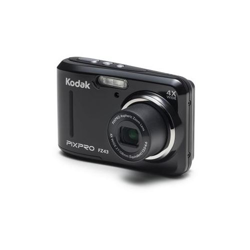  Adorama Kodak PIXPRO FZ43 Friendly Zoom Digital Point & Shoot Camera, Black FZ43-BK