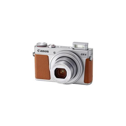  Adorama Canon PowerShot G9 X Mark II 20.1MP Digital Camera, Silver 1718C001