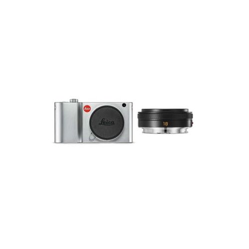  Adorama Leica TL2 Mirrorless Camera with 18mm F2.8 ELMARIT Lens - Silver Finish 18188 L1