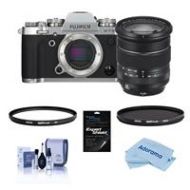 Adorama Fujifilm X-T3 Camera with XF 16-80mm F4.0 R OIS WR Lens,Silver W/Hoya Filter Kit 16643476 F