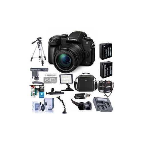  Adorama Panasonic Lumix DMC-G85 Mirrorless with 12-60mm OIS Lens and Pro Kit DMC-G85MK C