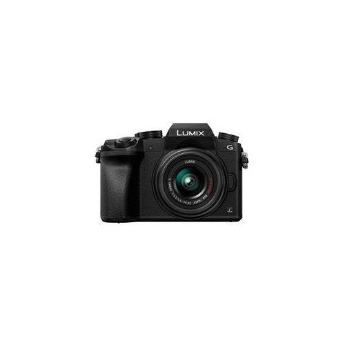  Adorama Panasonic Lumix DMC-G7 Mirrorless with 14-42mm Lens, Black DMC-G7KK