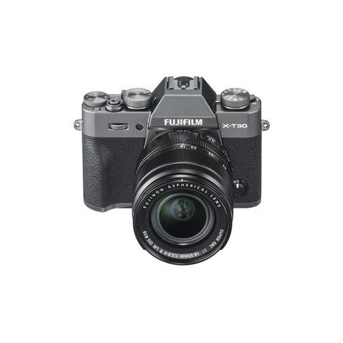  Adorama Fujifilm X-T30 Camera with XF 18-55mm f/2.8-4 R LM OIS Lens - Charcoal Silver 16620060
