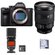 Adorama Sony a7R III Mirrorles Camera With Sony FE 24-105mm f/4 G OSS Lens W/ Flash Kit ILCE7RM3/B L3B