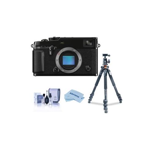  Adorama Fujifilm X-Pro3 Mirrorless Camera, Black With Vanguard Alta Pro 264AT Tripod Kit 600021381 T