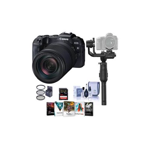  Adorama Canon EOS RP Mirrorless Camera with RF 24-240mm f/4-6.3 IS USM Lens W/DJI Ronins 3380C032 DJ