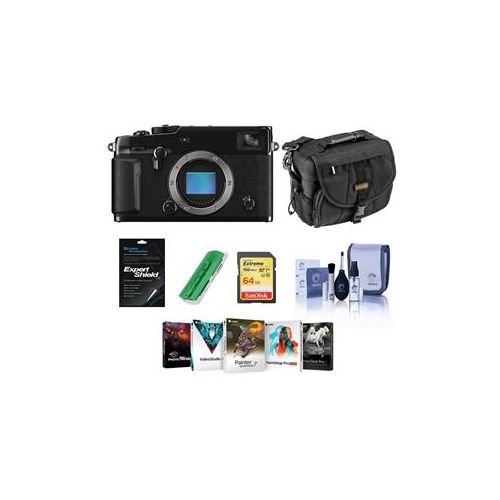  Adorama Fujifilm X-Pro3 Mirrorless Digital Camera, Black - With Free PC Accessory Bundle 600021381 A