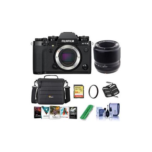  Adorama Fujifilm X-T3 Mirrorless Camera With XF 60mm f/2.4 R Macro Black W/ACC Kit 16588509 L4