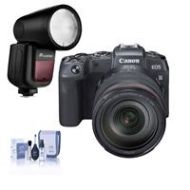 Adorama Canon EOS RP Mirrorless Camera with Canon RF 24-105mm F4 L IS Lens W/FP Flash 3380C012 FL