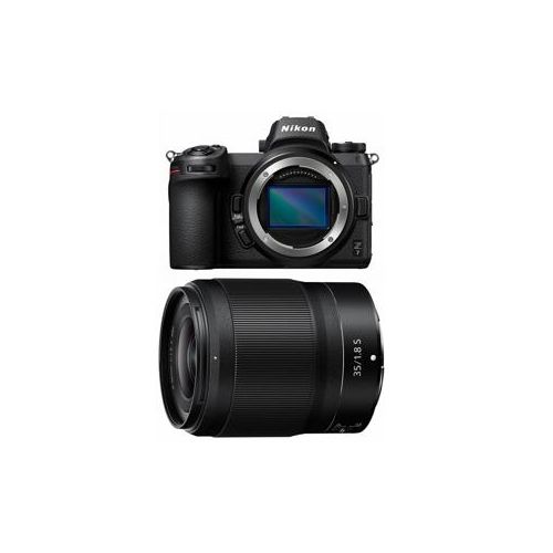  Adorama Nikon Z7 FX-Format Mirrorless Camera Body With Nikon NIKKOR Z 35mm f/1.8 S Lens 1591 L1