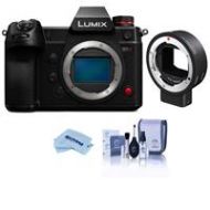 Adorama Panasonic LUMIX DC-S1H Mirrorless Digital Camera W/Sigma MC-21 Mount Converter DC-S1HBODY A