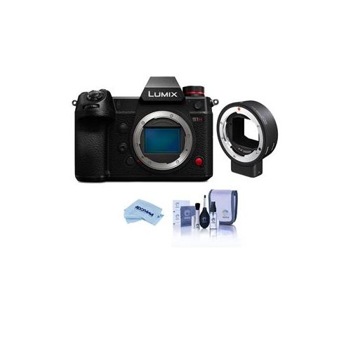  Adorama Panasonic LUMIX DC-S1H Mirrorless Digital Camera W/Sigma MC-21 Mount Converter DC-S1HBODY A