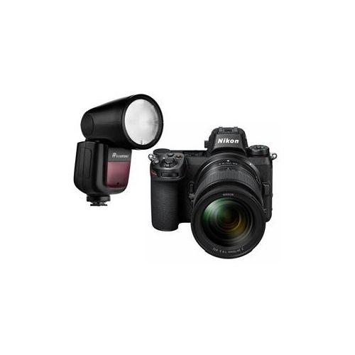  Adorama Nikon Z6 FX-Format Mirrorless Camera with NIKKOR Z 24-70mm f/4 S Lens W/FP Flash 1598 FL